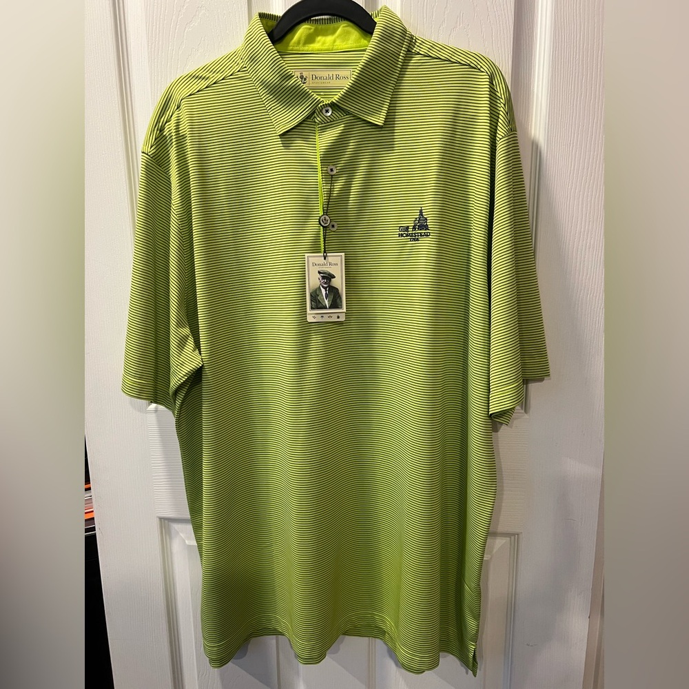 Donald Ross Men's Lime Polo Shirt